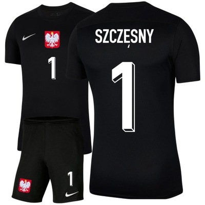 Nike komplet POLSKA Polski męski + nadruk L piłkarski SZCZĘSNY