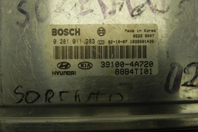Бортовой компьютер двигателя kia sorento i jc 391004a720 2002 фото №1