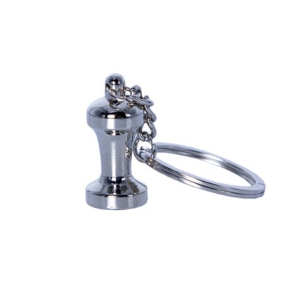 Brelok breloczek tamper srebrny dla kawosza