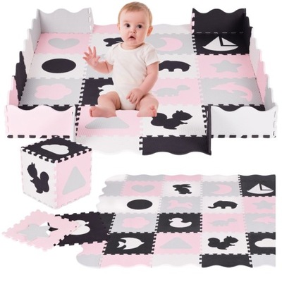 MATA PIANKOWA EDUKACYJNA DLA DZIECI DZIECKA PUZZLE PIANKOWE PRZESTRZENNE