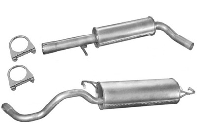 Seat leon 1.6 1.9sdi глушители + хомуты фото №1