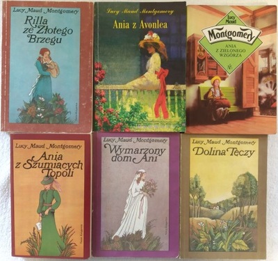 ANIA Z ZIELONEGO WZGÓRZA Montgomery zestaw 6 książek