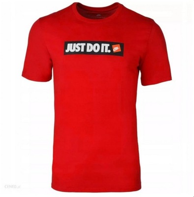 Nike męski t-shirt czerwony Just Do It oryginał AA6412-657 S
