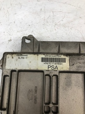 Бортовий комп'ютер двигуна psa 9632116980 фото №1