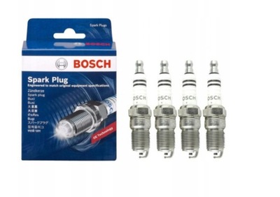 4 BUJÍAS DE ARRANQUE BOSCH WR7DC VW OPEL AUDI VOLVO  