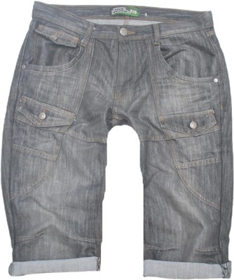 z Modne Wygodne Spodenki Jeans No Fear 32R z USA!