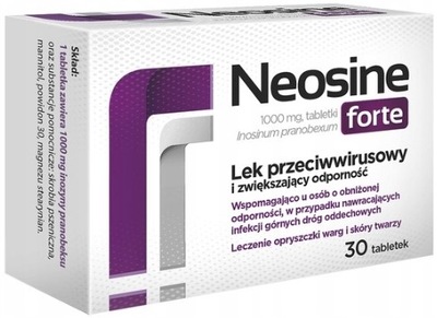 Neosine Forte lek przeciwwirusowy odporność 30 tab