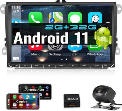 RADIO 2 DIN ANDROID VW GOLF V VI 5 6 PASSAT 2+32  