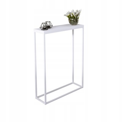 Konsola stelaż Wąska Loft salon Przedpokój Półka