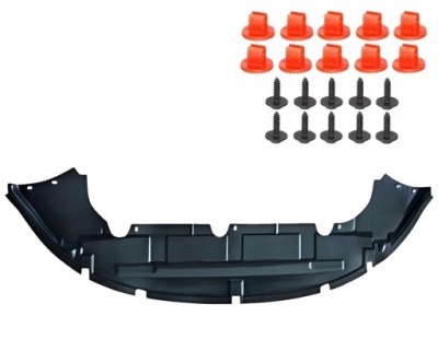 Защита нижняя двигателя бампера + клипсы ford focus ii mk2 c-max фото №1