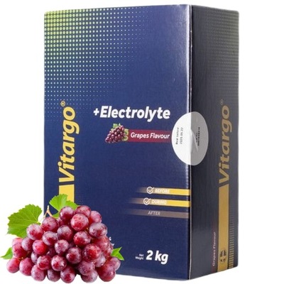 Originálne VITARGO Electrolyte 2KG Švédske sacharidy fólia 2000g grapes