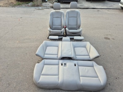 Сиденья заднее сиденье комплект серые bmw f01 m-pakiet фото №1