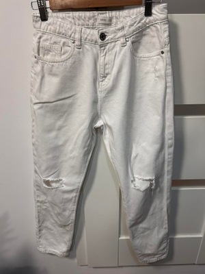 Mango spodnie jeansy dziury r. 164