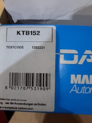 DAYCO KTB152 COMPLET DE COURROIE MÉCANISME DE DISTRUBUTION DE GAZ - milautoparts-fr.ukrlive.com