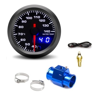 52mm Car Water Temperature Gauge 40~140 ? 7 Colors Backlight With Wa~75395