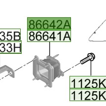 Кронштейн бампера заднего оригинальный номер 86642n7100 фото №1