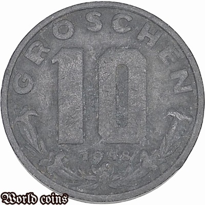 10 GROSCHEN 1948 AUSTRIA