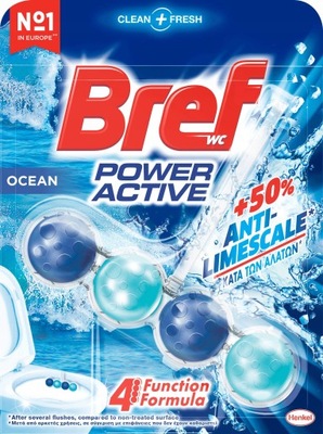 Kostka do WC BREF Power Aktiv Ocean 50g