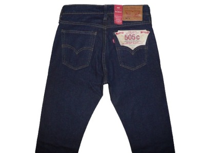 NOWE spodnie dżinsy LEVIS 505c W28/L32=39/108cm