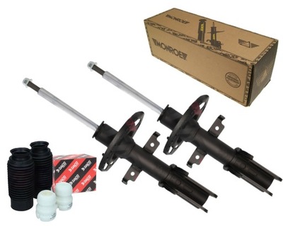 Monroe 2x амортизатори + захист i відбійники renault espace iv vel satis перед фото №1