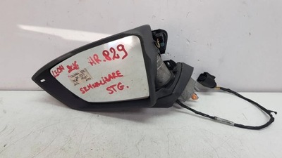 Зеркало левая seat leon iii 12- 6pin фото №1