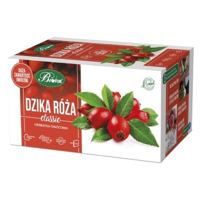 BiFix Classic Herbatka owocowa Dzika Róża, 20x2,5g
