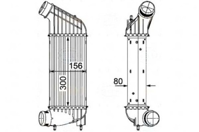 Behr-hella интеркулер citroen jumpy 2,0hdi behr h фото №1