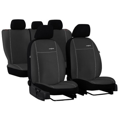 FORRO UNIVERSALES GAMUZA COMFORT CIEMNOSZARE PARA NISSAN NOTE I  