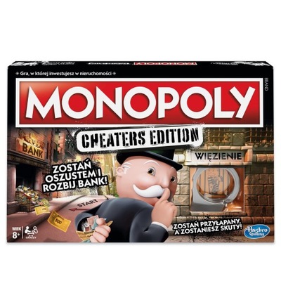 GRA PLANSZOWA MONOPOLY WIĘZIENIE KAJDANKI STRATEGI