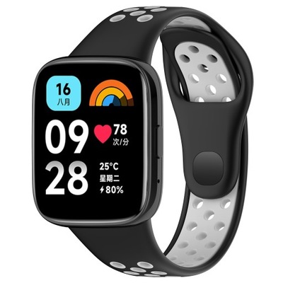 PASEK DO XIAOMI REDMI WATCH 3 ACTIVE | BLACK-GREY