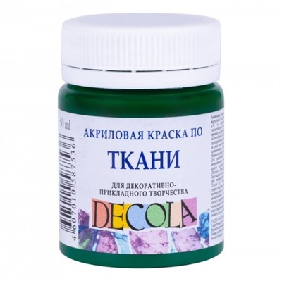 Farba Do Tkanin Decola 50 ml Green Deep