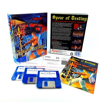 WOLFENSTEIN 3D SPEAR OF DESTINY PC BIG BOX KOLEKCJONERSKI ENG