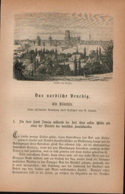 gpl0044 Danzig. Ansicht von Danzig. Okolo 1890.