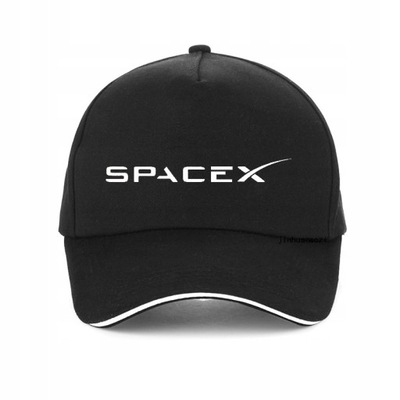 czapka z daszkiem SpaceX - Black