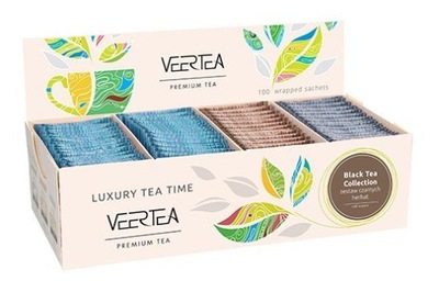 Kolekcja herbat CZARNYCH VEERTEA BLACK TEA 100x2g