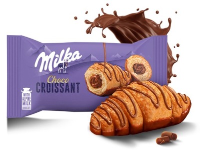 Milka Choco Croissant Rogalik z nadzieniem z mleczną czekoladą 50
