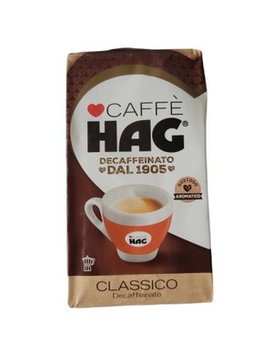 CAFFE HAG - KAWA MIELONA 250g - bezkofeinowa