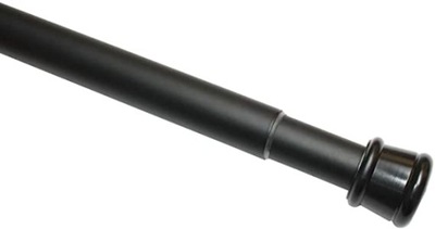 Drążek prysznicowy rozporowy Gardinia 60-100 x 23 mm czarny