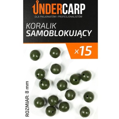 Koralik samoblokujący zielony 6mm UNDERCARP