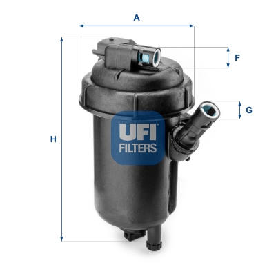 UFI 55.152.00 FILTRO COMBUSTIBLES  