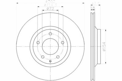Textar гальмівні диски гальмівні 2szt mazda задня rx-8 1,3 03 фото №1