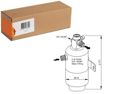 DESHUMECTADOR DE ACONDICIONADOR MERCEDES SLK R170 2.0 2.3 09.96-03.00 NRF  