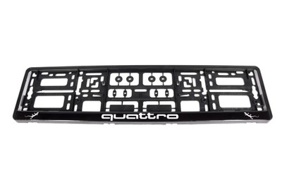 FRAME PLATES REJESTRACYJNEJ AUDI QUATTRO GEKON SUPER QUALITY WIZUALNA ASO  