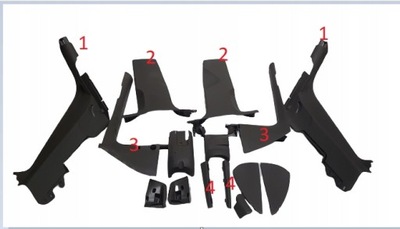 Обшивка защита порог стойка audi s5 sportback 8t фото №1