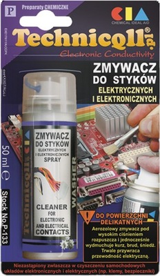 SPRAY DO СОЕДИНЕНИЙ ЭЛЕКТРИЧЕСКИХ I ELEKTRONICZNYCH 50ML TECHNICQLL