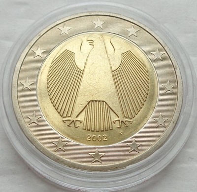 NIEMCY - 2 EURO - 2002 F - Orzeł