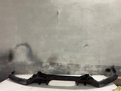 Honda civic x type-r накладка бампера задняя спойлер фото №1