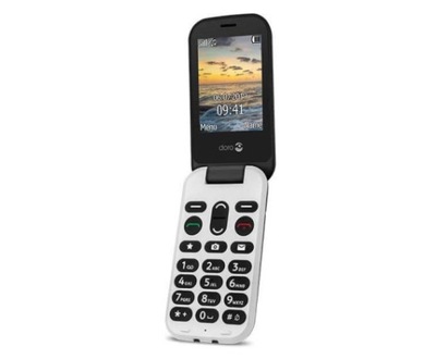 Telefon z klapką Doro 6061 - czarny