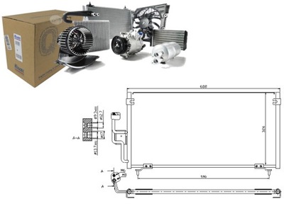 Nis94702 радиатор кондиционера mitsubishi galant фото №1