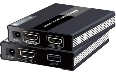 KVM Extender HDMI/USB 1080p60Hz 60 m Kat6 Techly